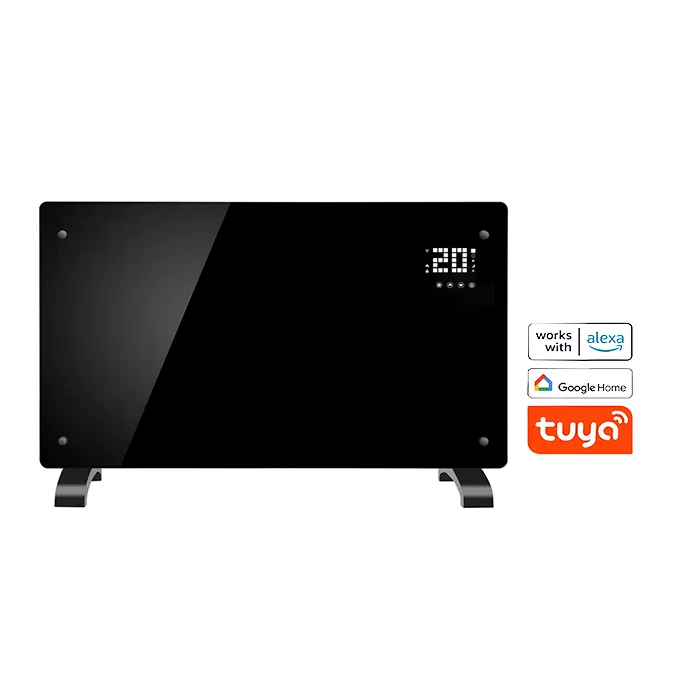Elektrisk glasspanelvarmer 2500W wifi